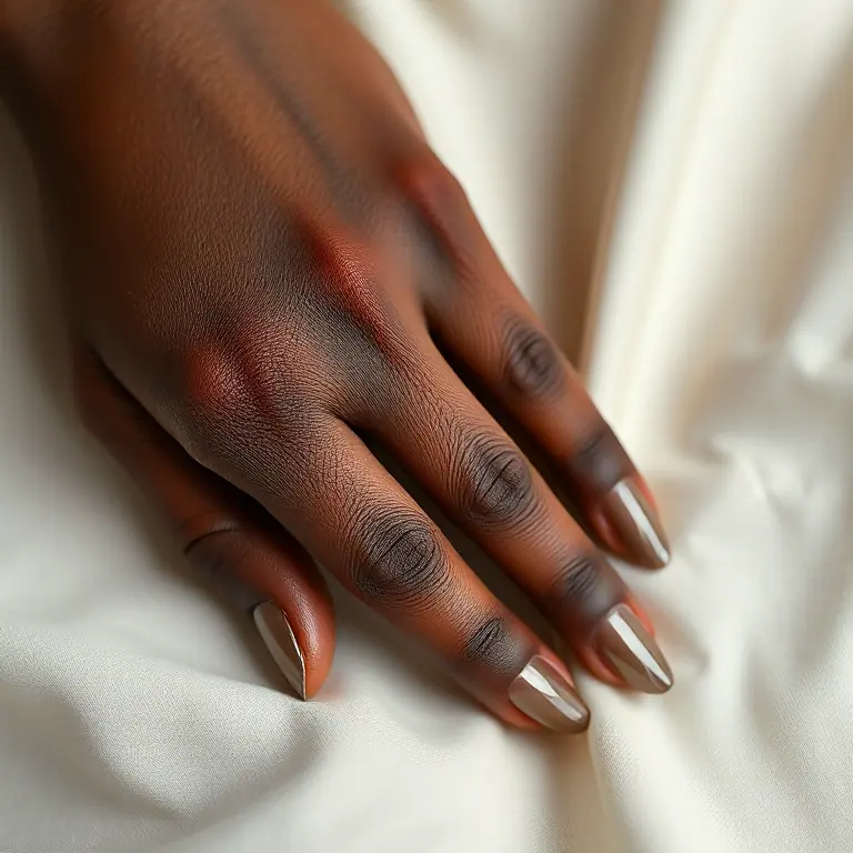 After chrome almond set